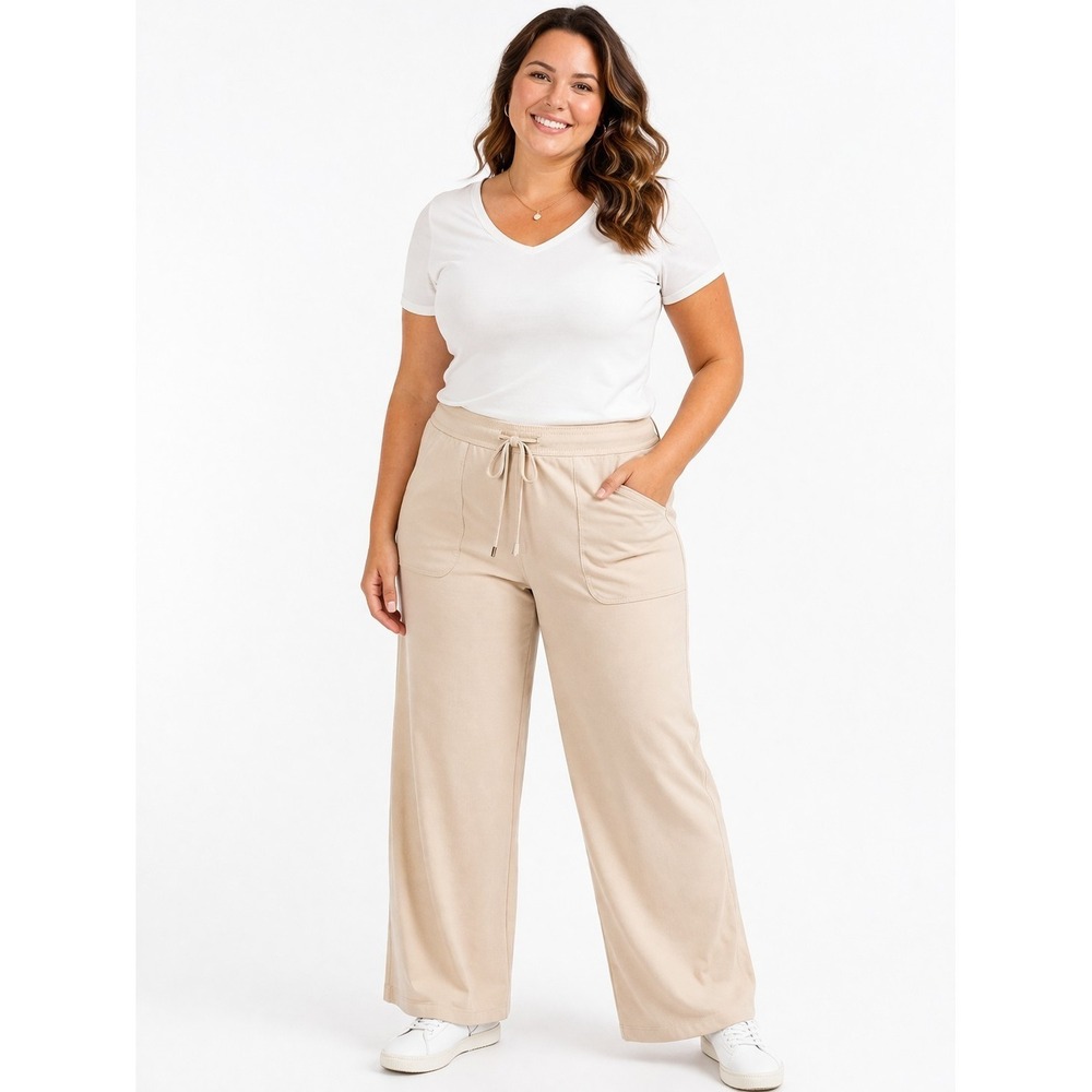 Mondetta Womens Wide Leg Activewear Pants Size XL Athleisure Gym Casual